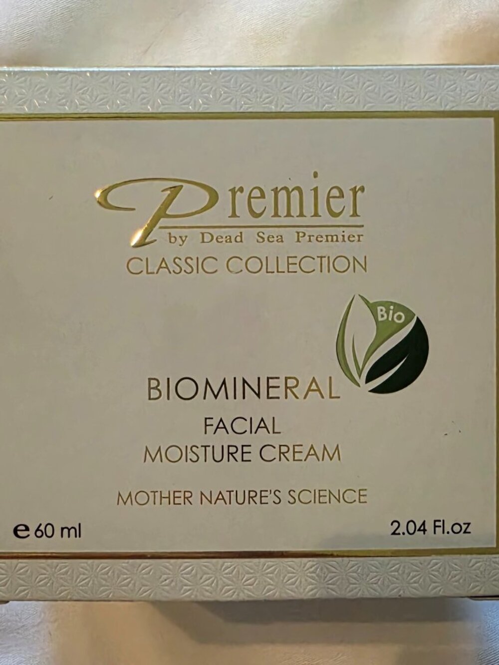 Dead Sea Premier Biomineral Facial Moisture Cream 2.04 oz 60ml NEW